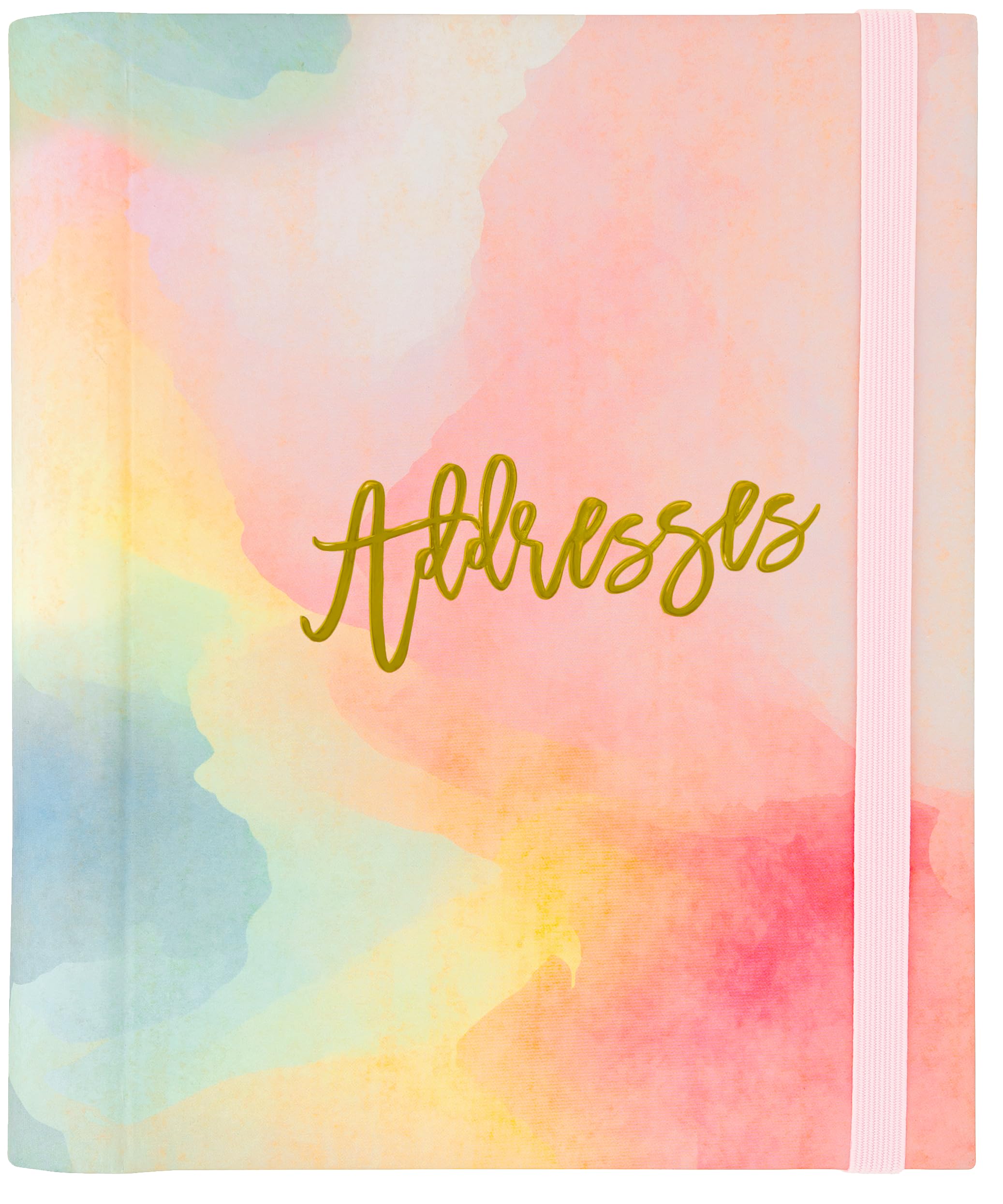 Watercolor Sunset Large Address Book book