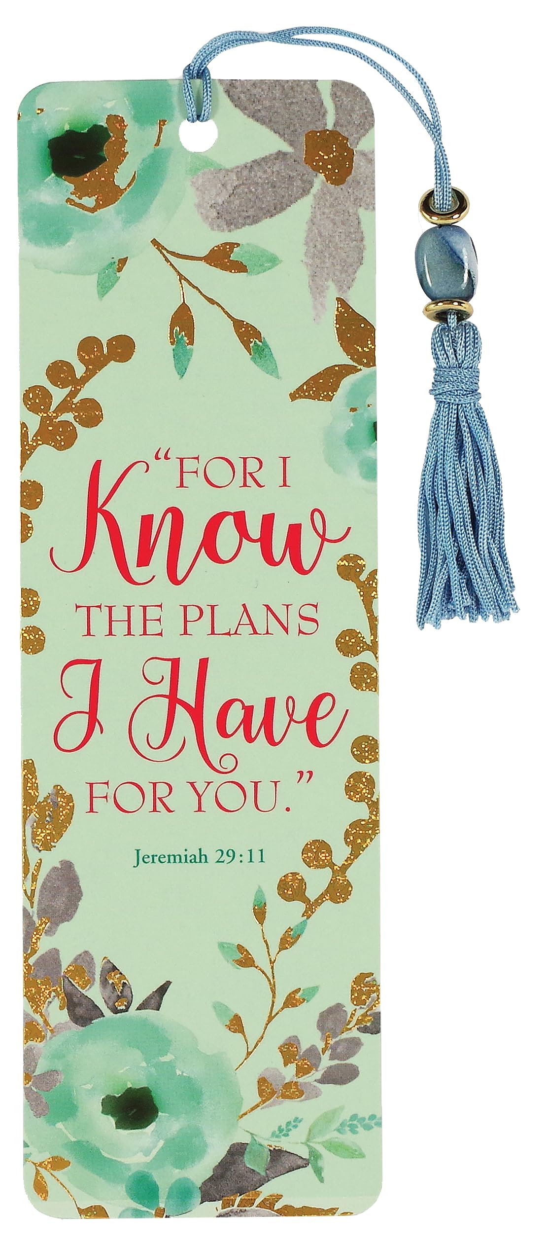 For I Know the Plans I Have for You Beaded Bookmark Books