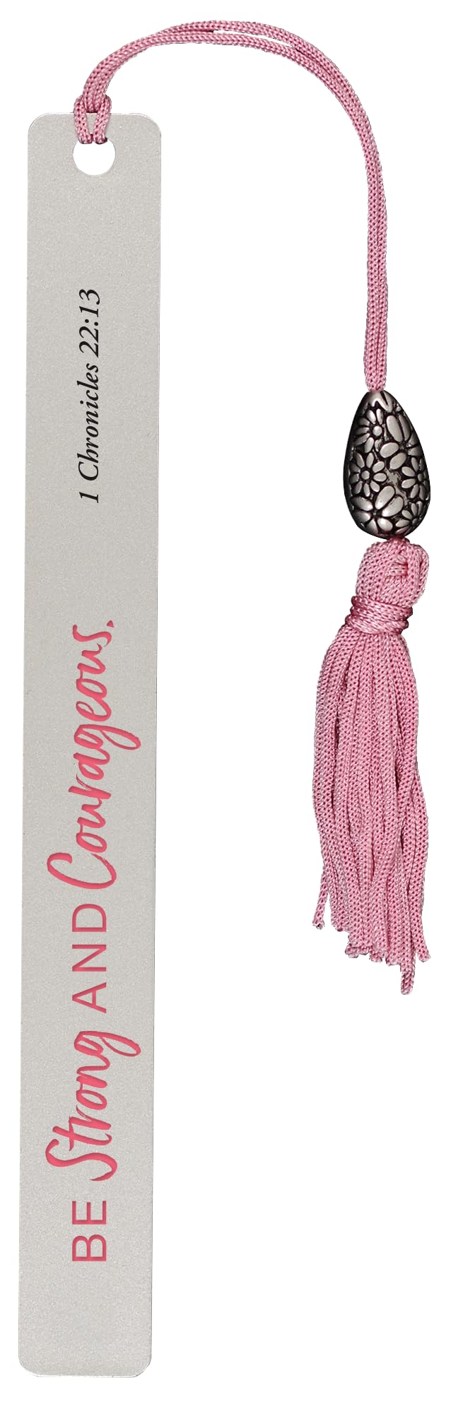 Be Strong and Courageous Metal Bookmark with Tassle Religion & Esotericism