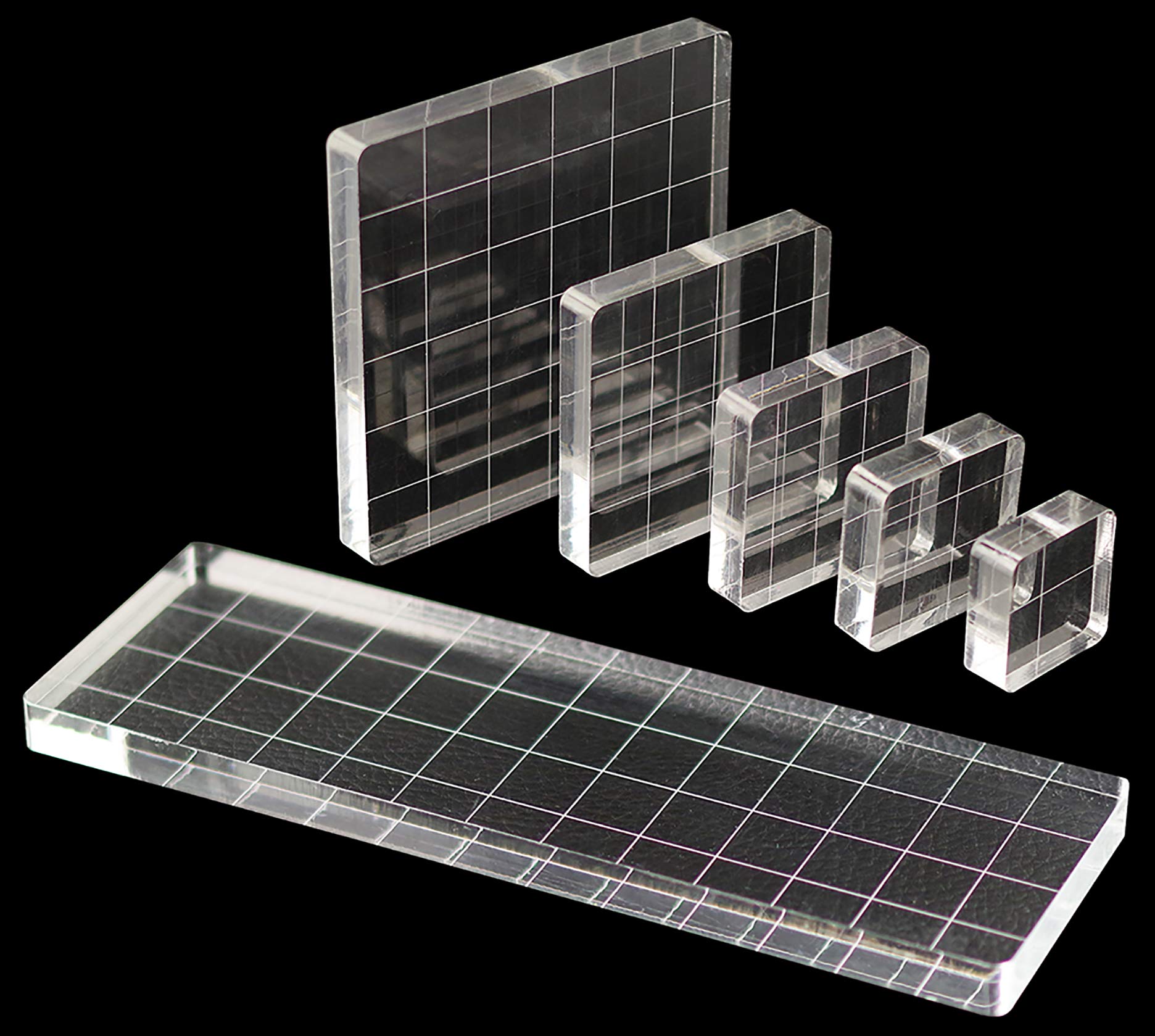 Studio Series Acryl-Blockstempel-Set (6 transparente Blöcke) Books