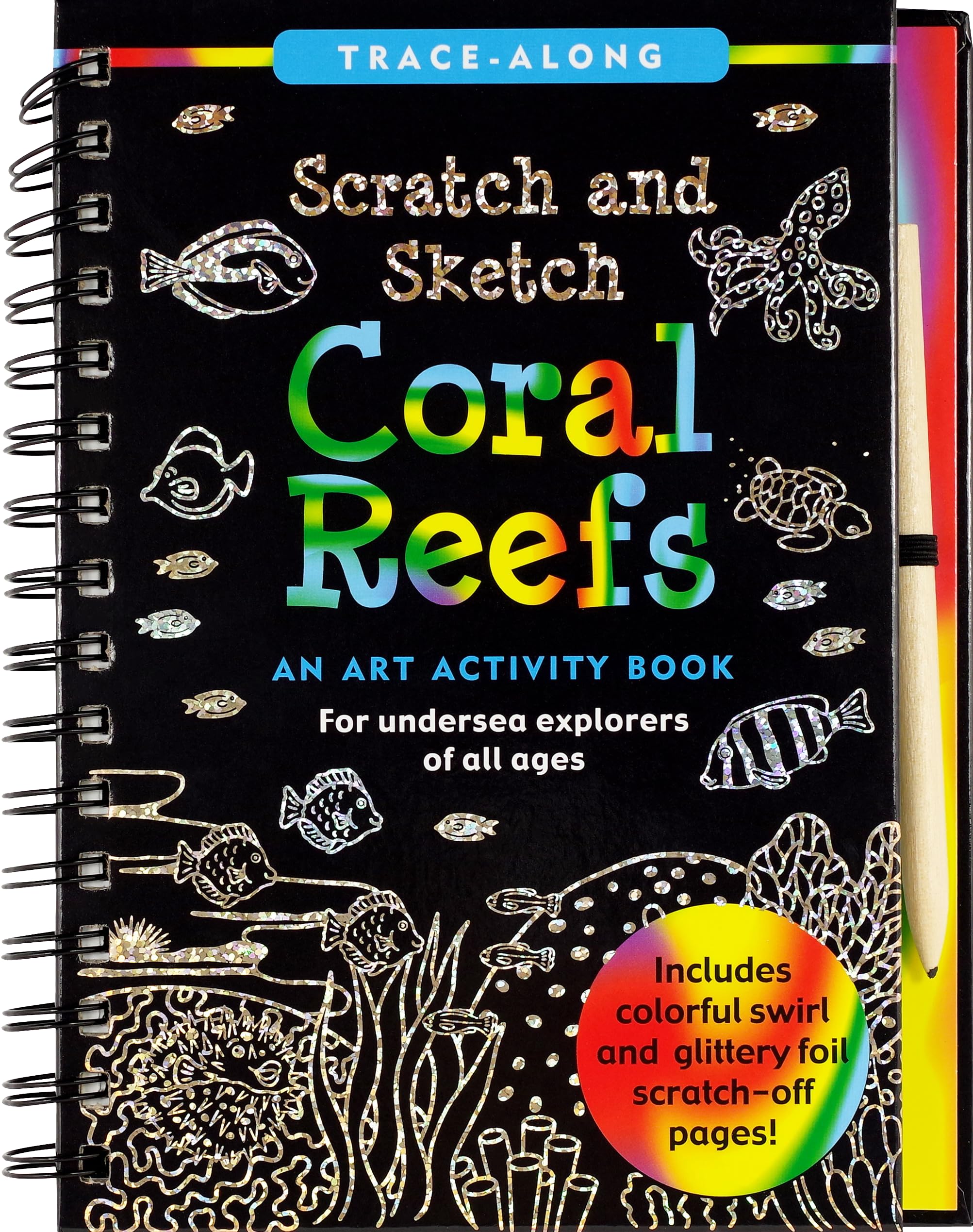 Scratch and Sketch Coral Reefs Trace Along: For Undersea Explorers of All Ages (Scratch and Sketch Trace-along) Non-fiction
