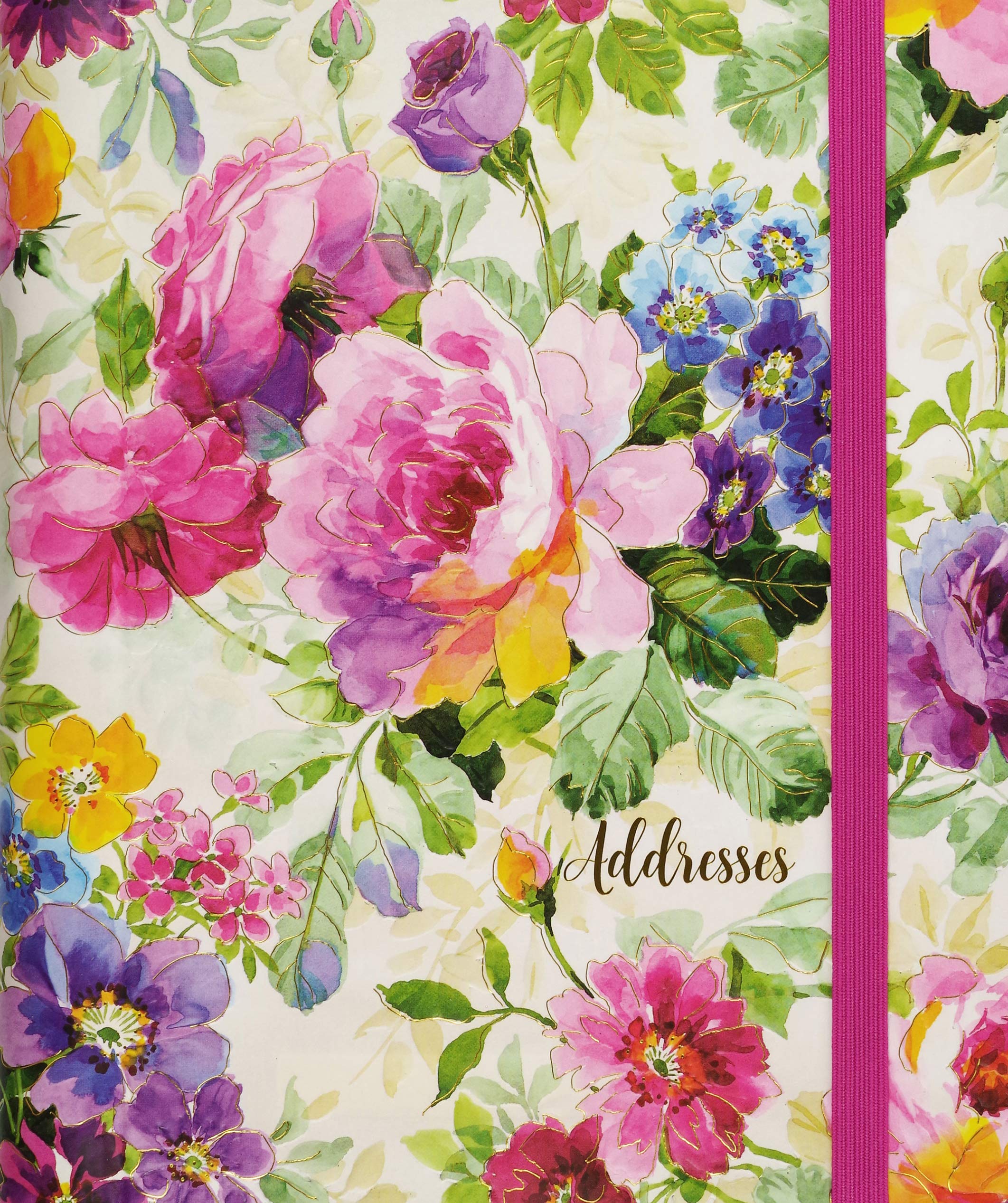 Peony Garden Large Address Book Books