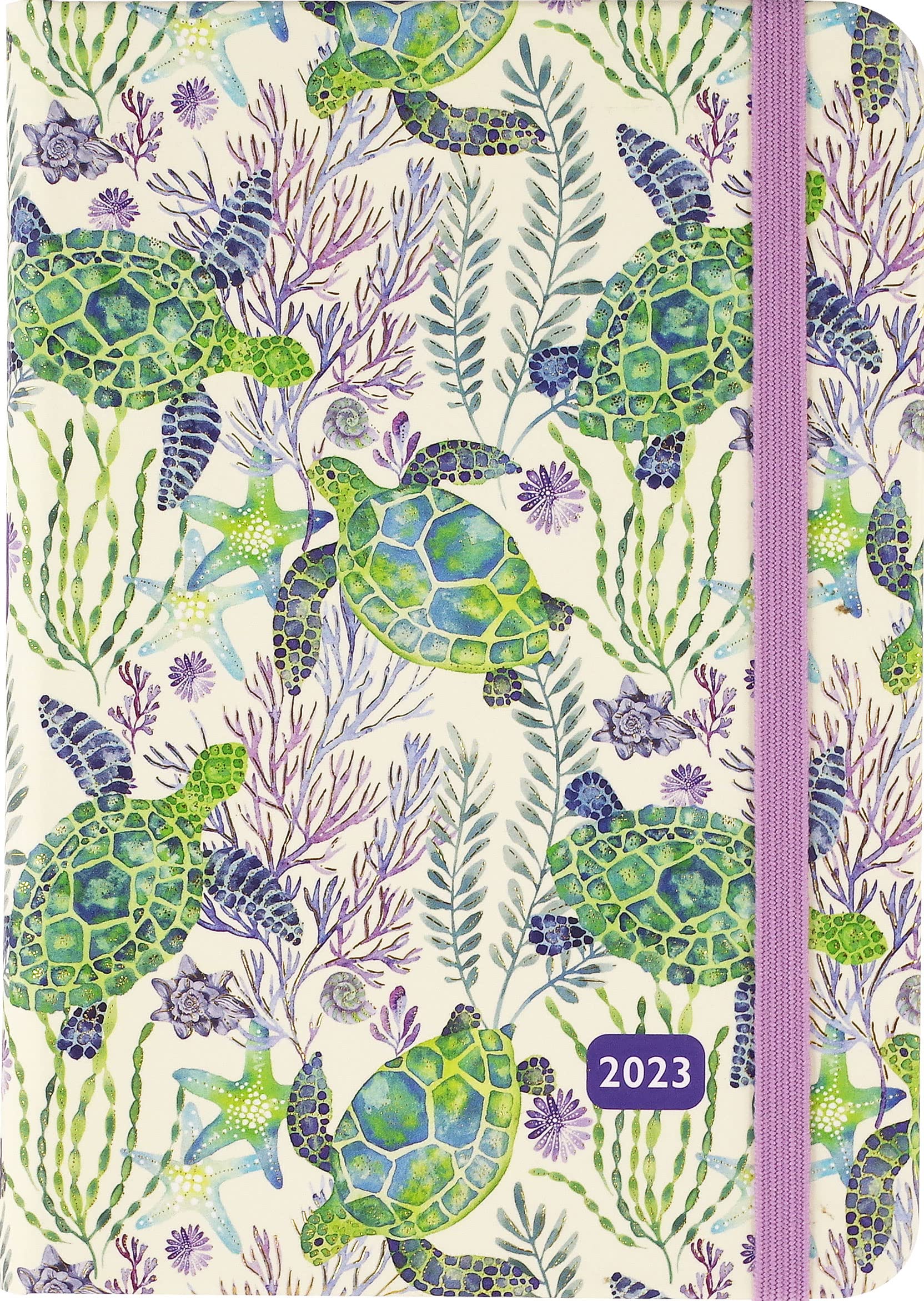 2023 Sea Turtles Weekly Planner (16 Months, Aug 2022 to Dec 2023) Calendars