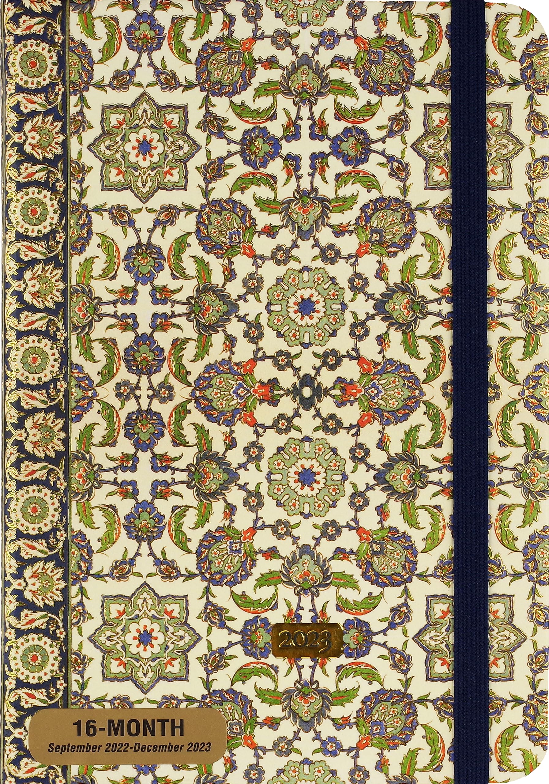 2023 Egyptian Mosaic Weekly Planner (16 Months, Aug 2022 to Dec 2023) Calendars