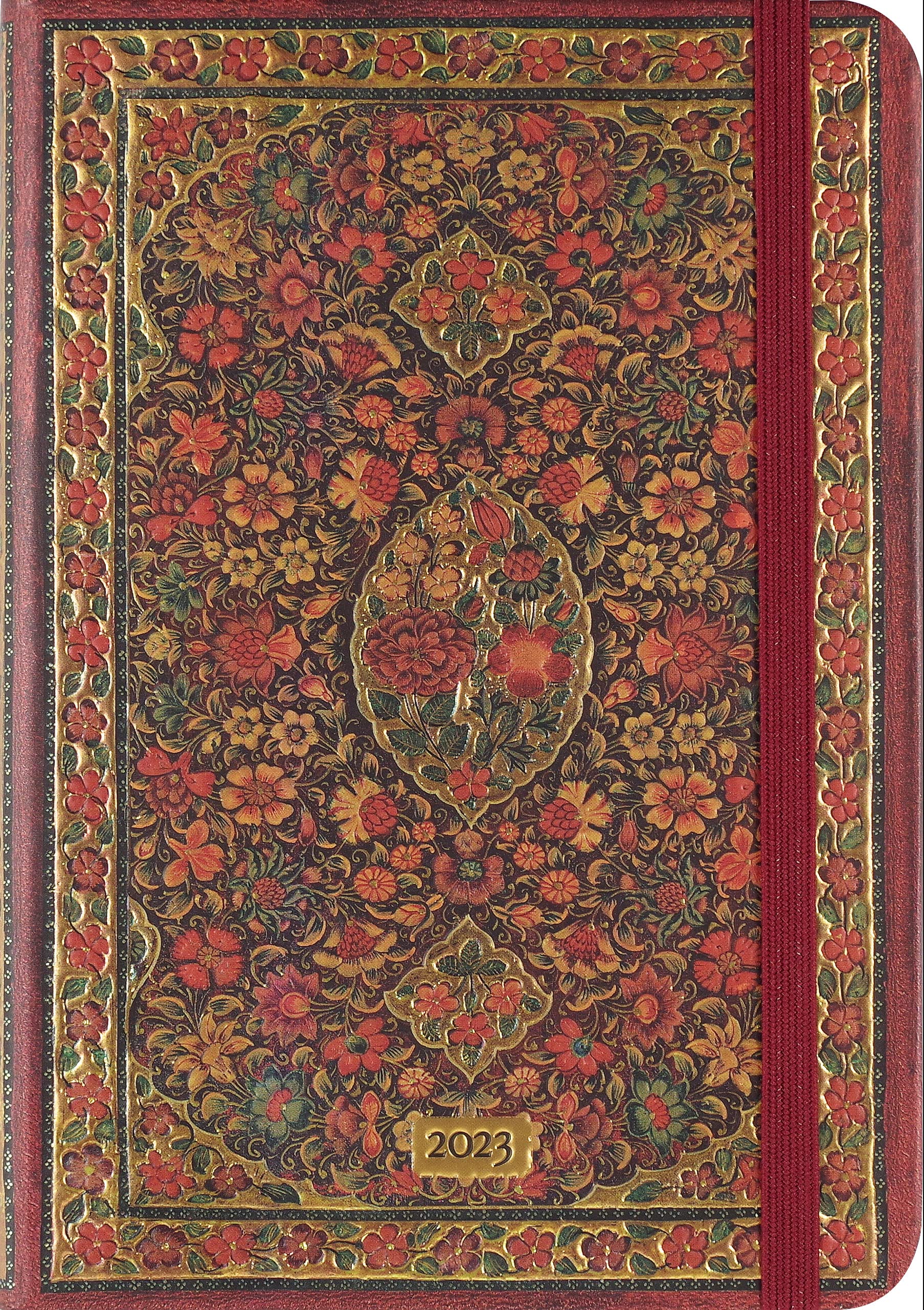 2023 Gilded Floral Weekly Planner (16 Months, Aug 2022 to Dec 2023) Calendars