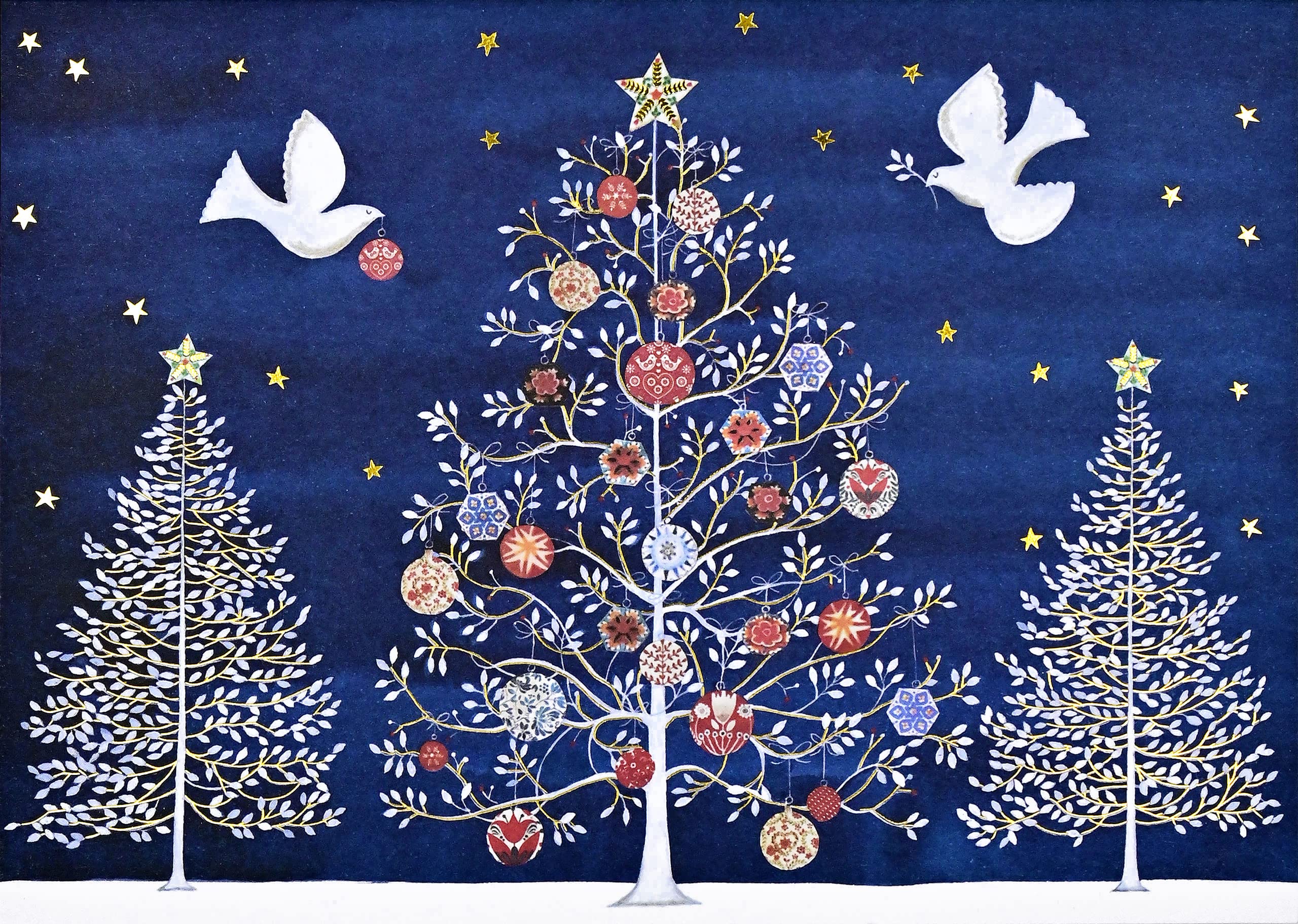 Doves of the Season Holiday Cards Books