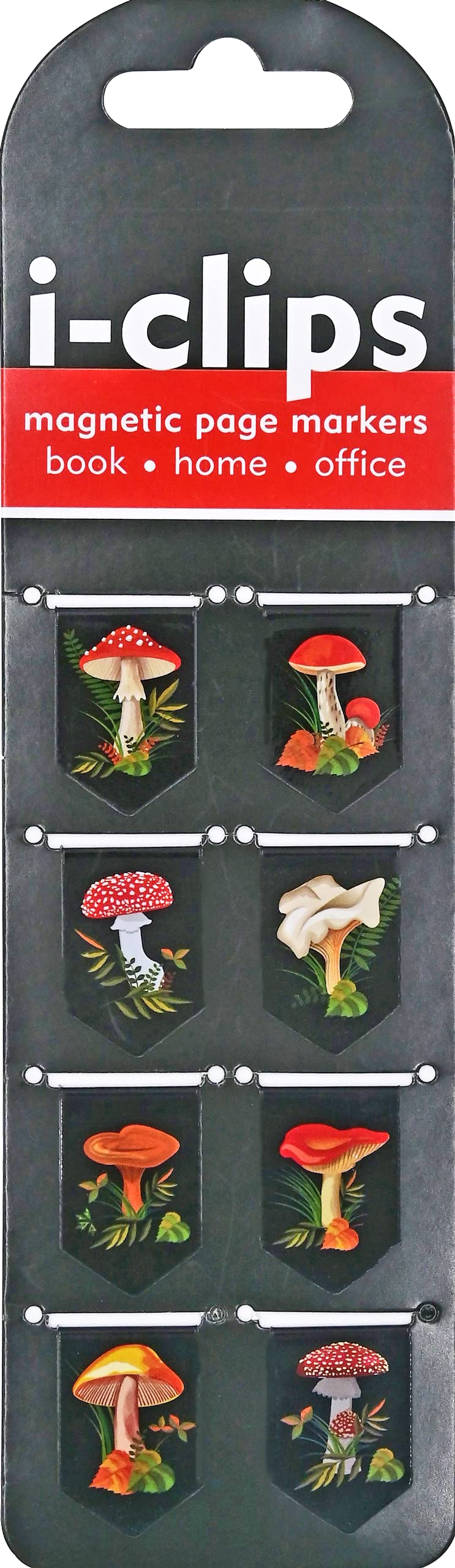 Mushrooms I-clips Magnetic Page Markers Books