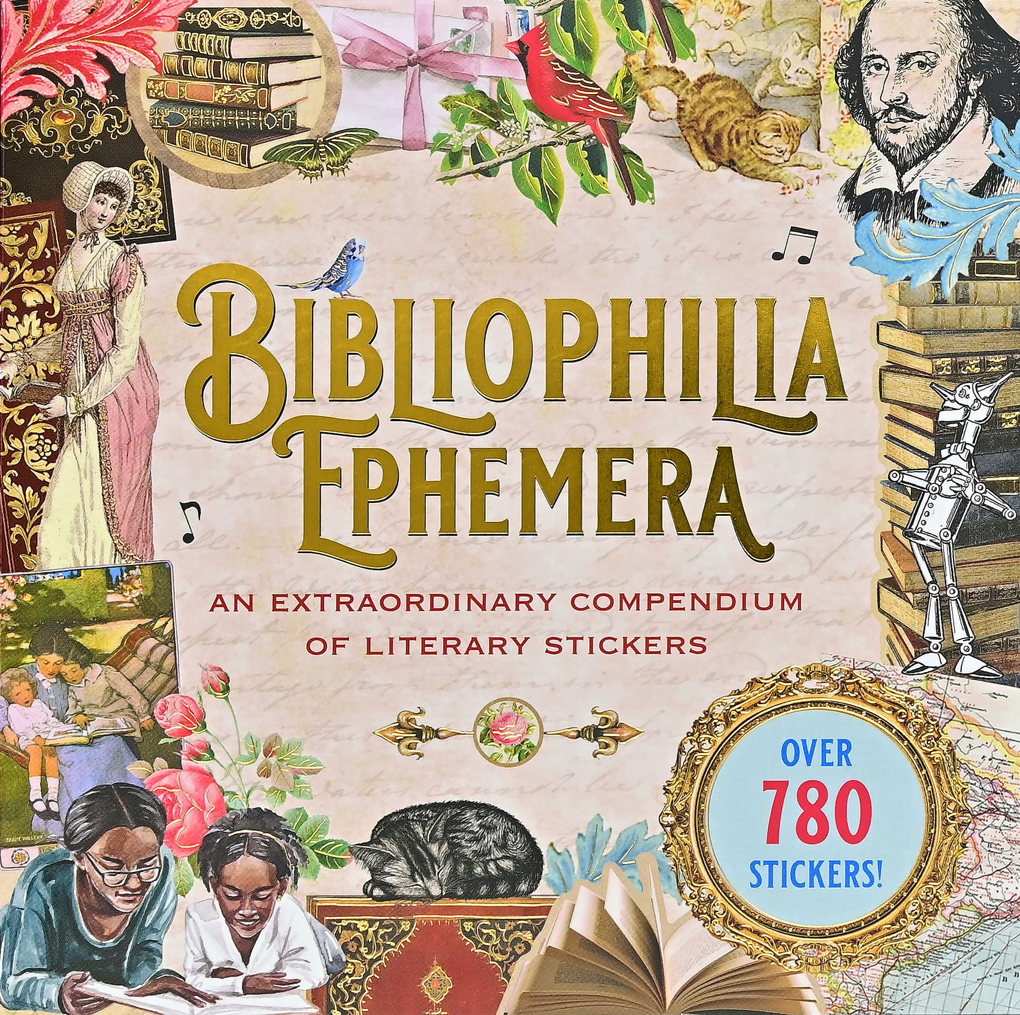 Bibliophelia Ephemera Sticker Book (Over 780 Stickers) Books