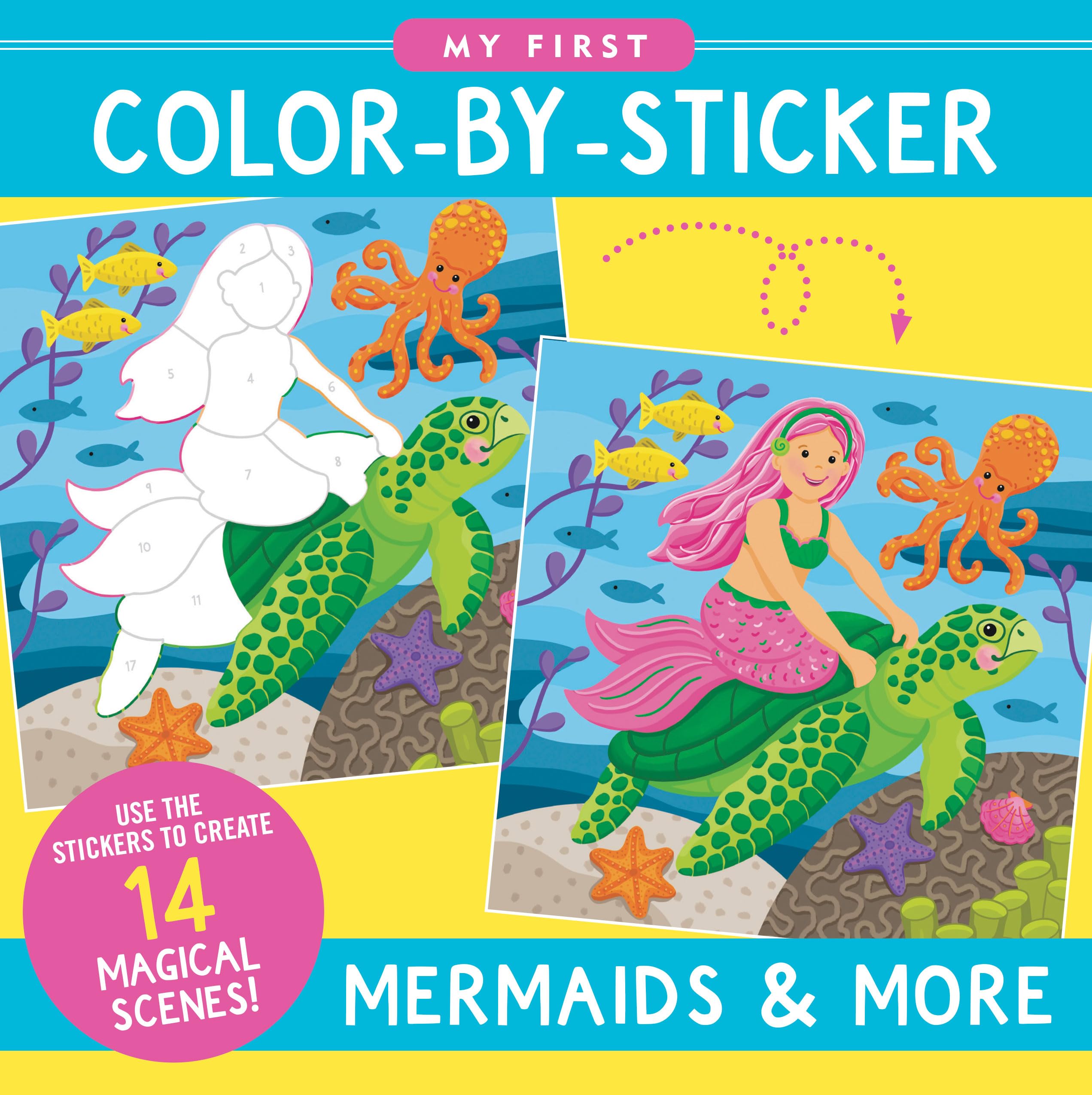 My First Color-By-Sticker - Mermaids & More Novels & Short Stories