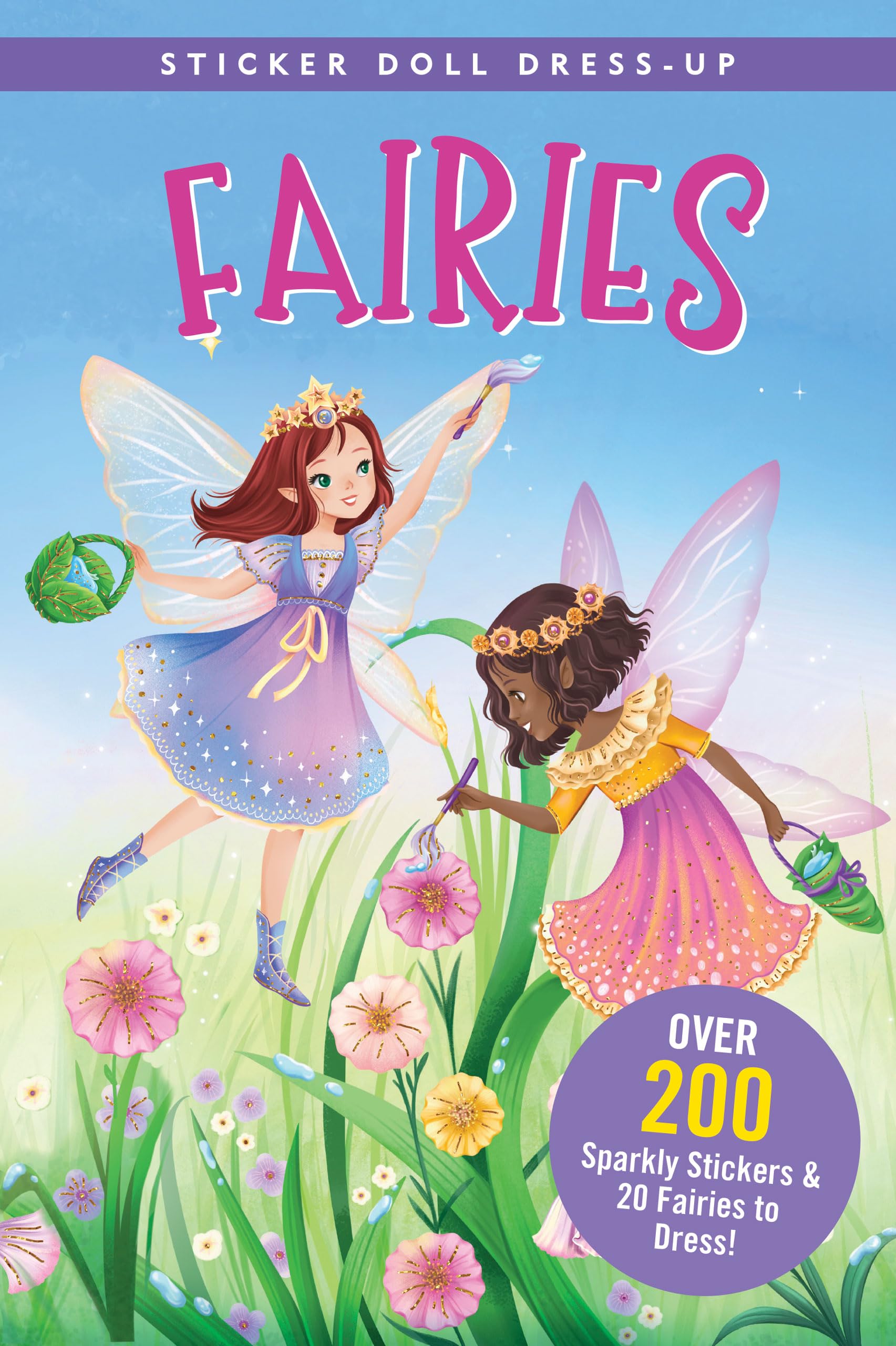 Fairies Sticker Doll Dress-up Book Novels & Short Stories