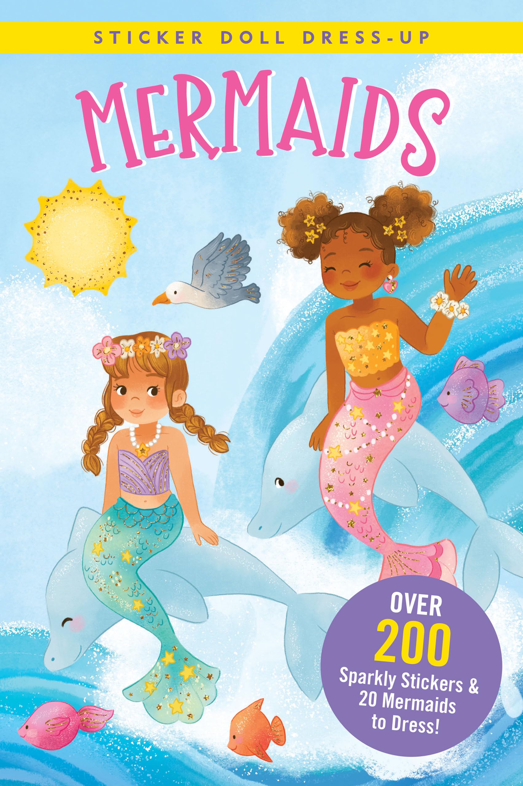 Mermaids Sticker Doll Dress-Up Book Novels & Short Stories