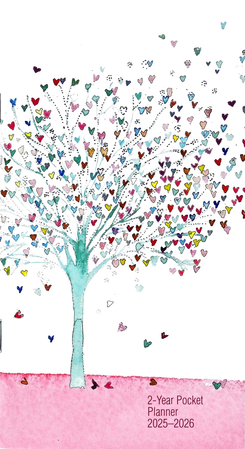 2025-26 Tree of Hearts 2-Year Pocket Planner (24-Month Calendar) Books