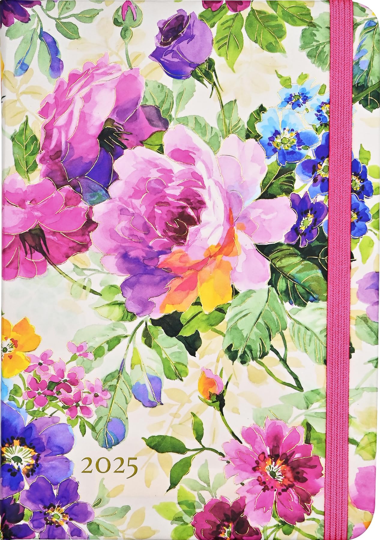 2025 Peony Garden Weekly Planner (16 months, Sept 2024 to Dec 2025) Calendars