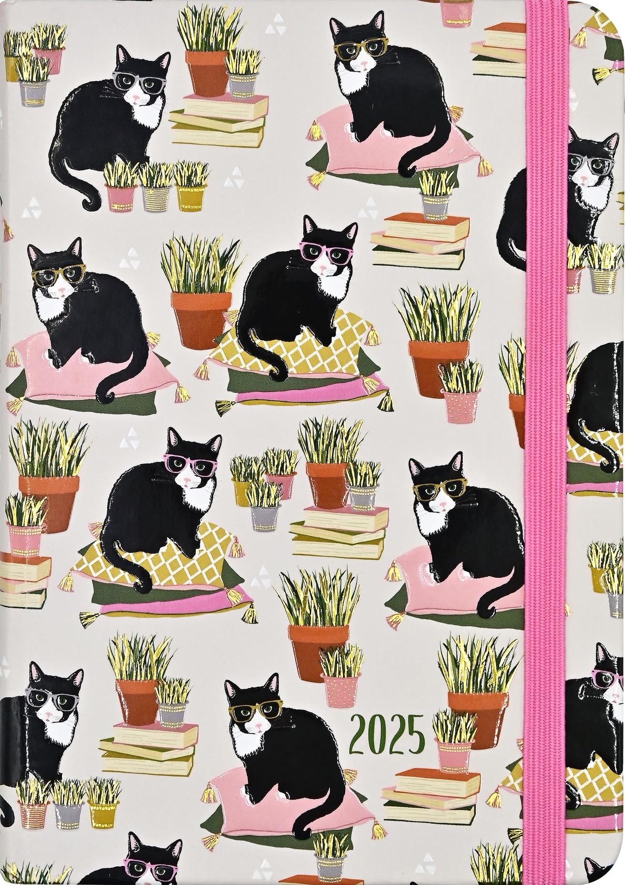 2025 Smarty Cats Weekly Planner (16 months, Sept 2024 to Dec 2025) Calendars