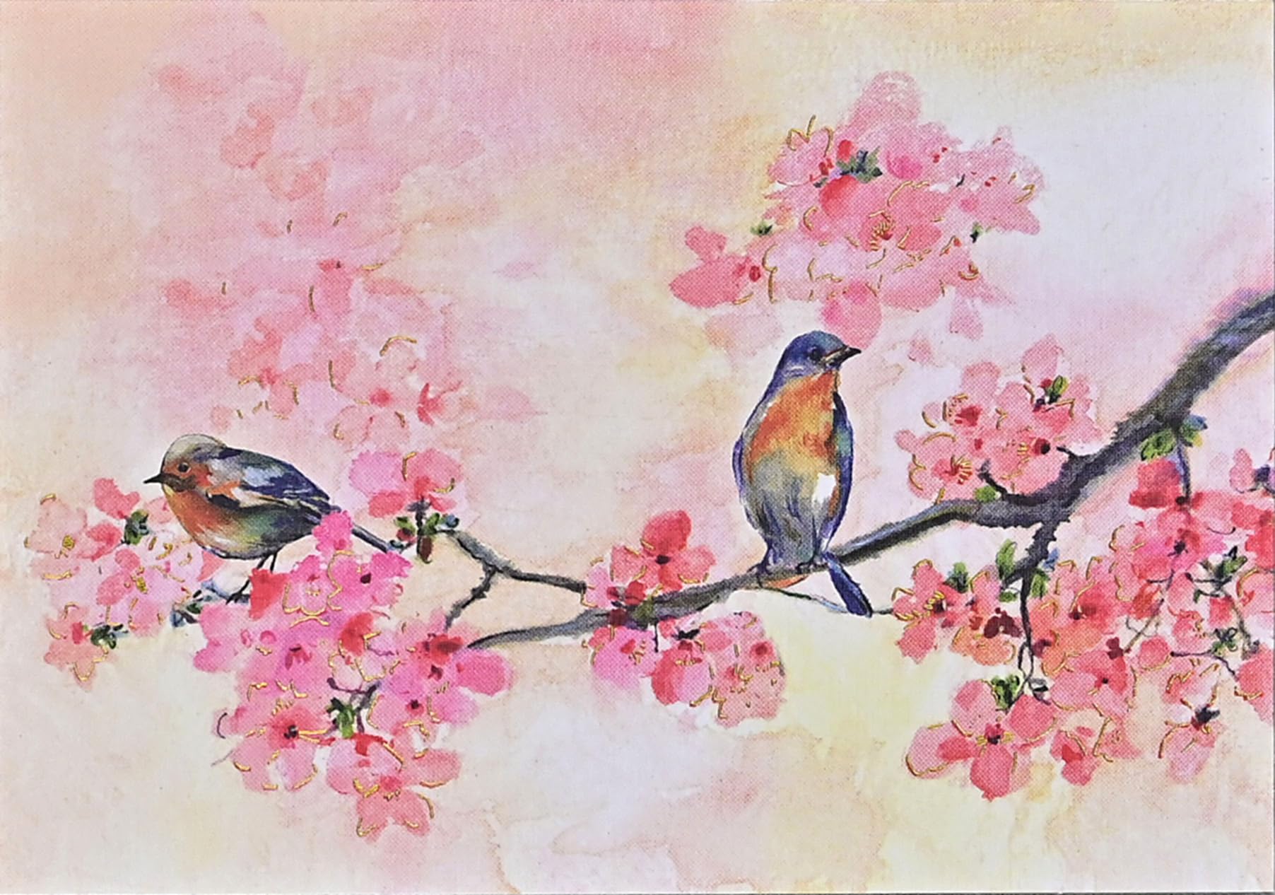Cherry Blossoms in Spring Note Cards (14 cards, 15 self-sealing envelopes) Books