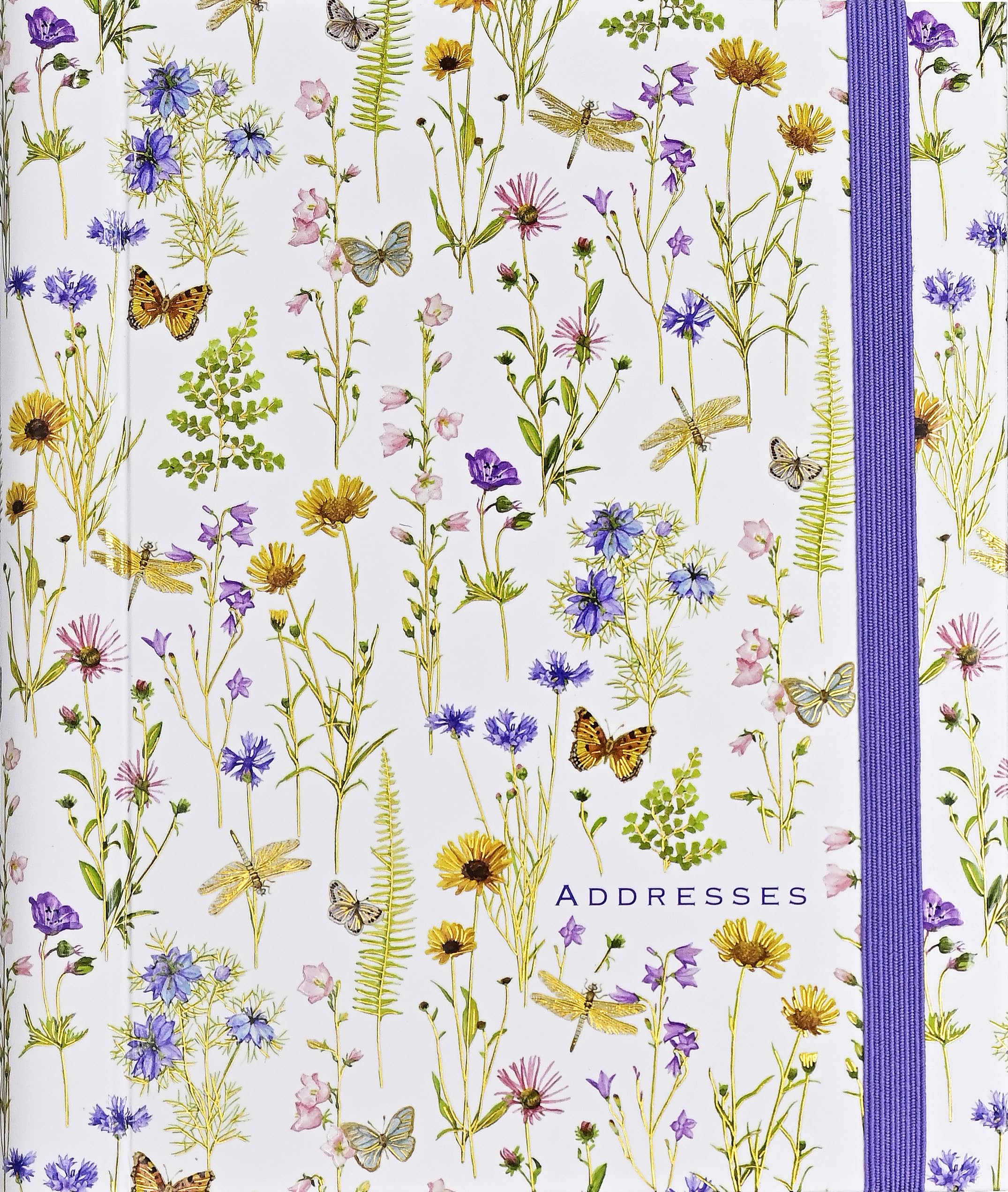 Wildflower Garden Large Address Book Books