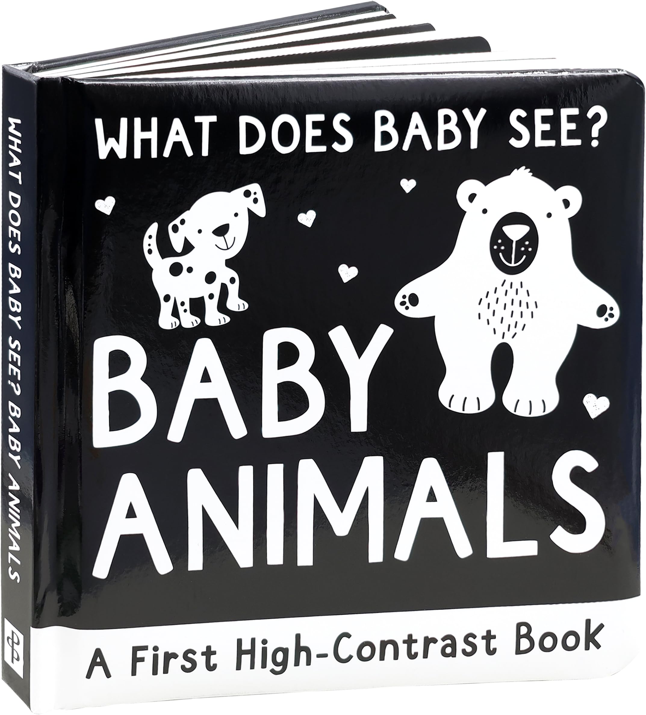 What Does Baby See? - Baby Animals (A High Contrast Board Book, Padded): A First High-contrast Board Book Novels & Short Stories