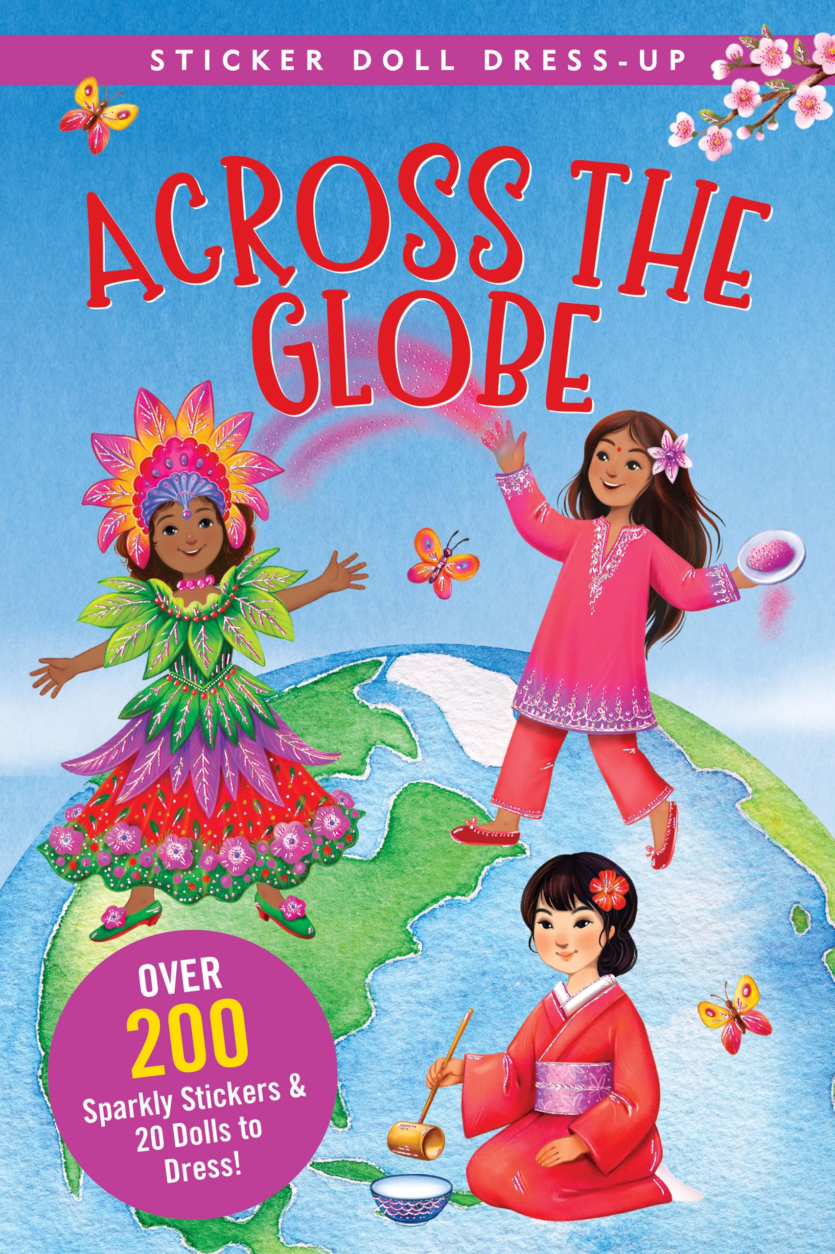 Across the Globe Sticker Doll Dress-Up Tiptoi & Games