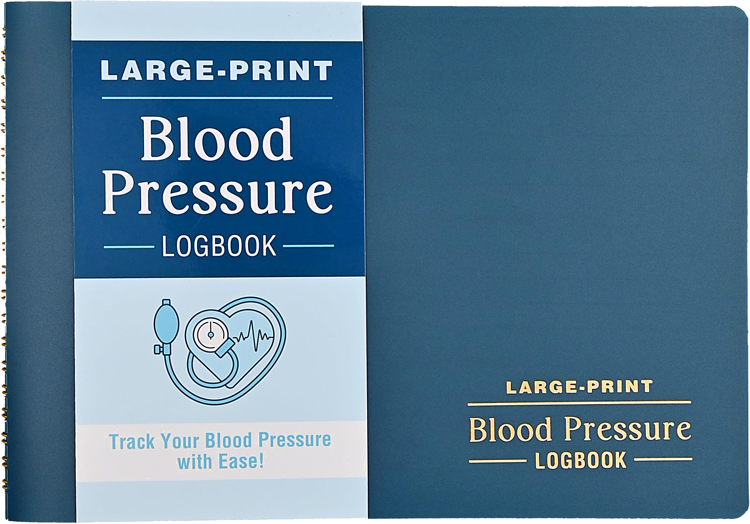 Blood Pressure Logbook (Large Print for Easy Record Keeping) Health, Nutrition & Fitness
