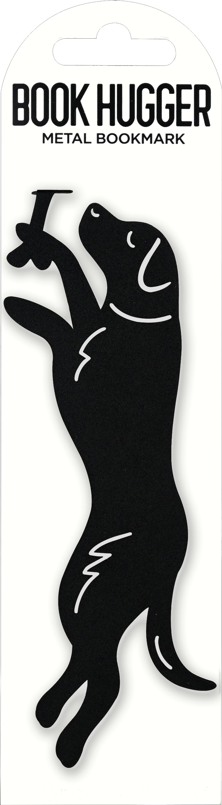 Black Lab Metal 'Hanging' Bookmark (Book Hugger series) Books
