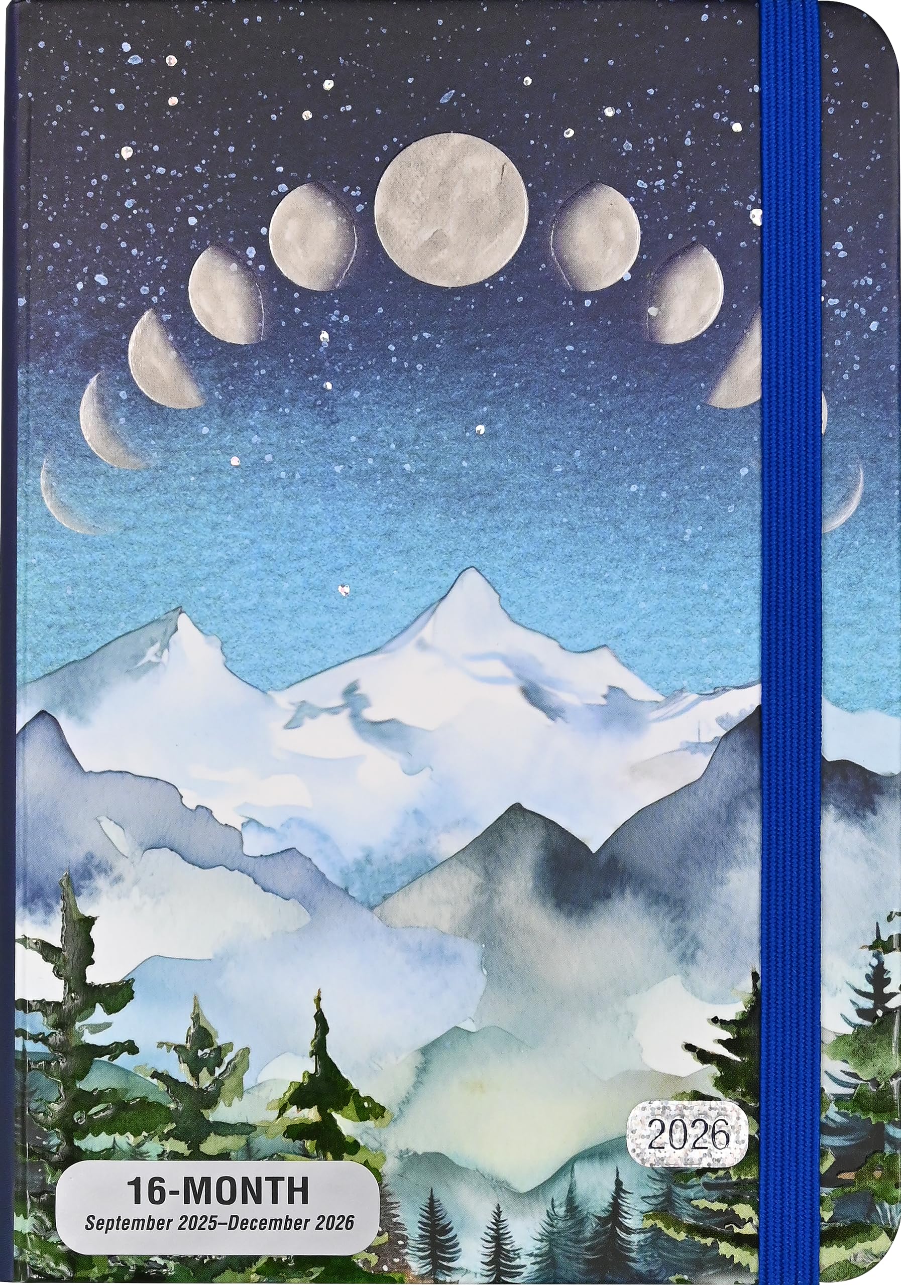 2026 Moonlit Mountains Weekly Planner (16 months, Sept 2025 to Dec 2026) Books