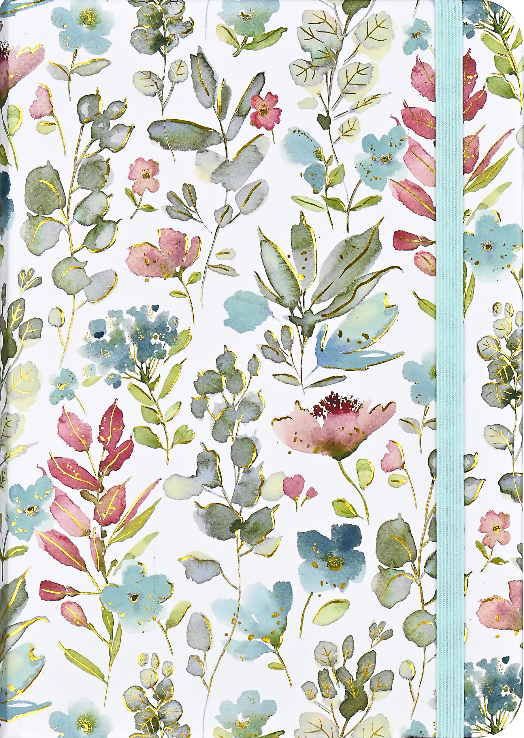 Floral Watercolor Journal (Deluxe Binding with Gold Gilded Pages) Books