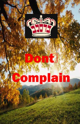 Don't Complain. Religion & Esotericism