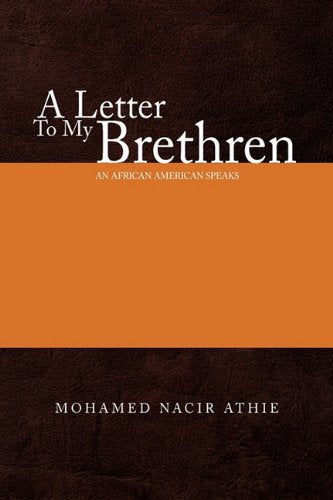 A Letter to My Brethren: An African American Speaks Social Sciences