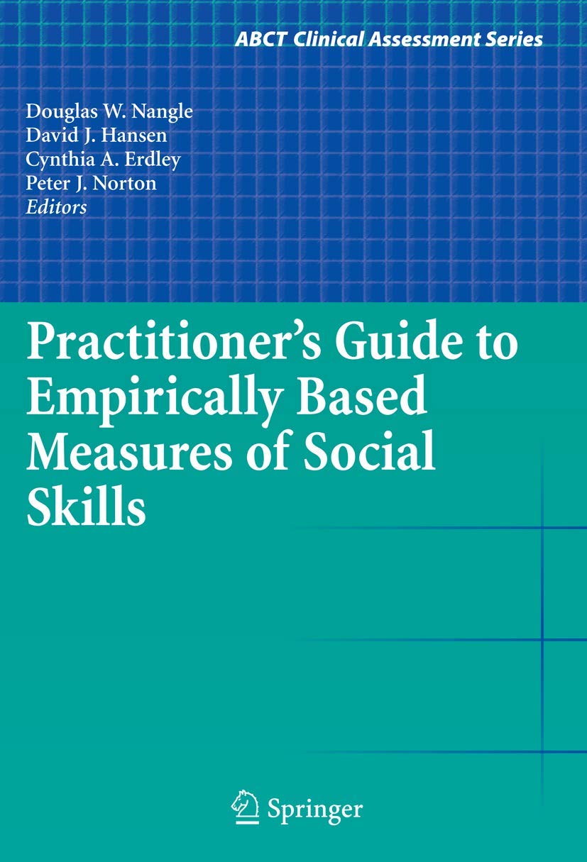 Practitioner's Guide to Empirically Based Measures of Social Skills Medicine