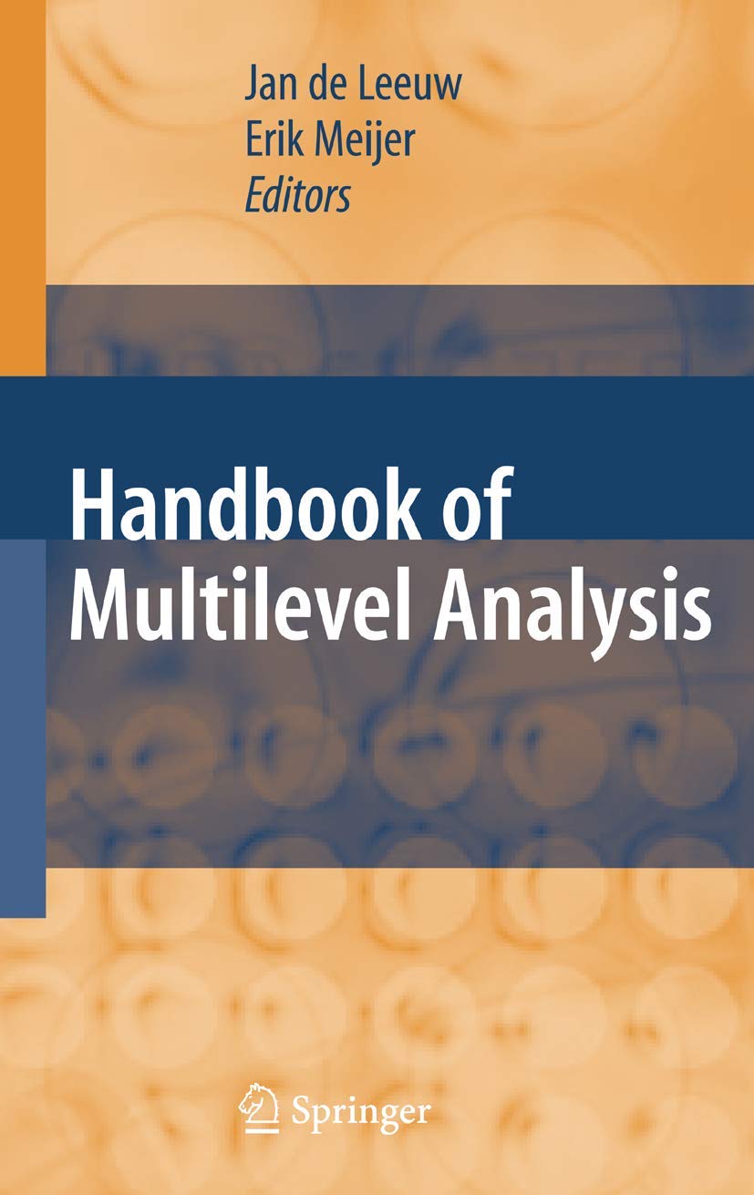 Product Image: Handbook of Multilevel Analysis