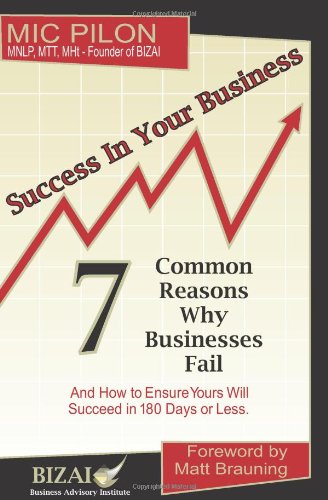 Success in Your Business: 7 Common Reasons Why Businesses Fail and How to Ensure Yours Will Succeed in 180 Days or Less Business, Finance & Career