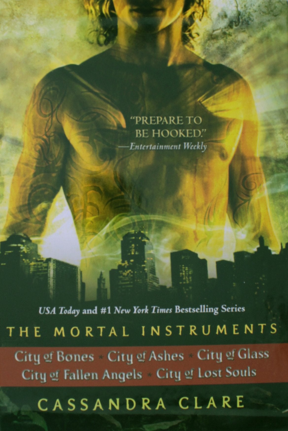 The Mortal Instruments: City of Bones; City of Ashes; City of Glass; City of Fallen Angels; City of Lost Souls Fiction