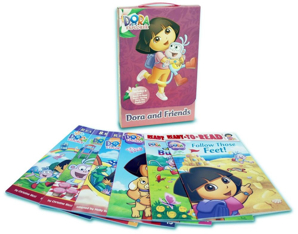 Dora and Friends: Dora's Picnic; Follow Those Feet! So Many Butterflies!; The Puppy Twins; Dora's First Trip; Dora and the Rainbow Kite Festival (Dora the Explorer: Ready-to-Read, Level 1) Novels & Short Stories