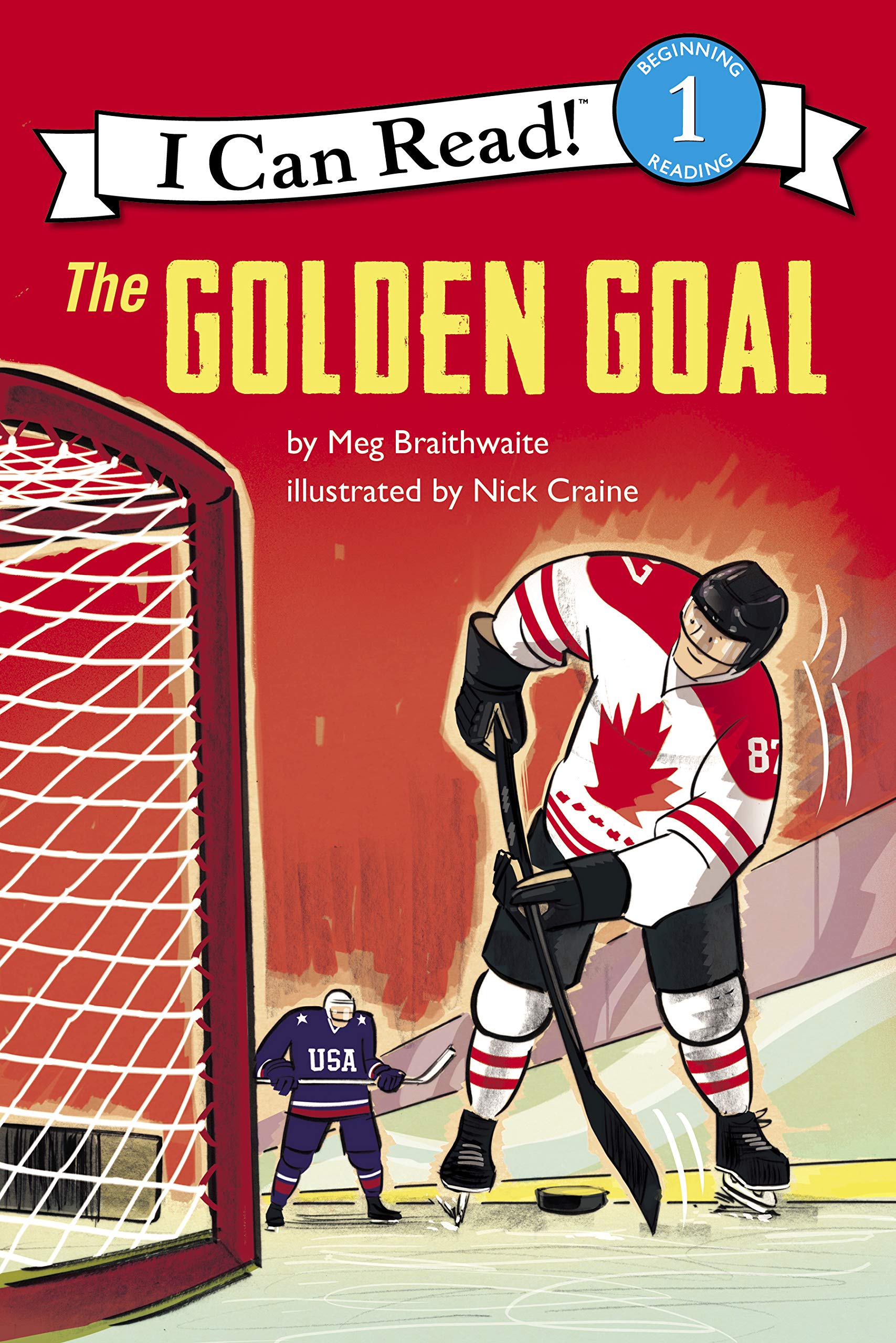 I Can Read Hockey Stories: The Golden Goal (I Can Read Level 2) Leisure & Fun