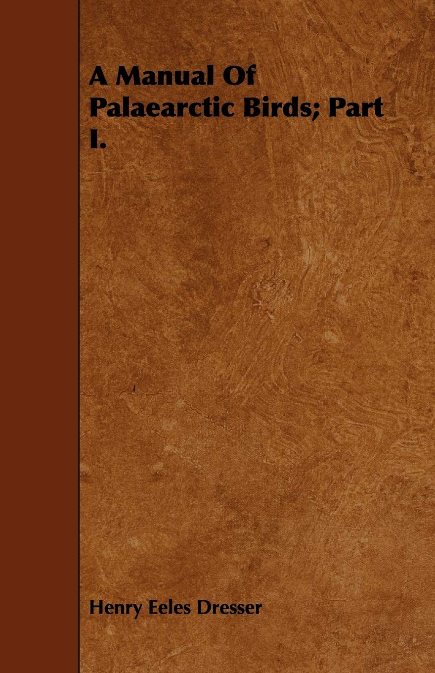 A Manual of Palaearctic Birds Mathematics