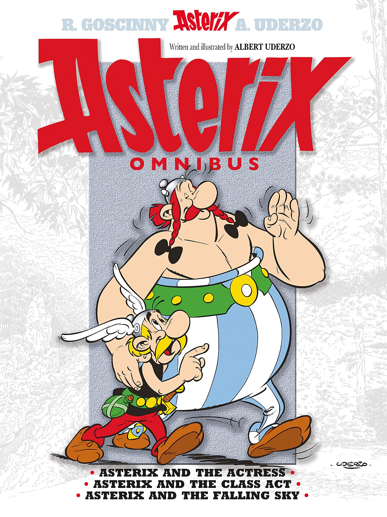 Asterix: Asterix Omnibus 11: Asterix and The Actress, Asterix and The Class Act, Asterix and The Falling Sky Manga