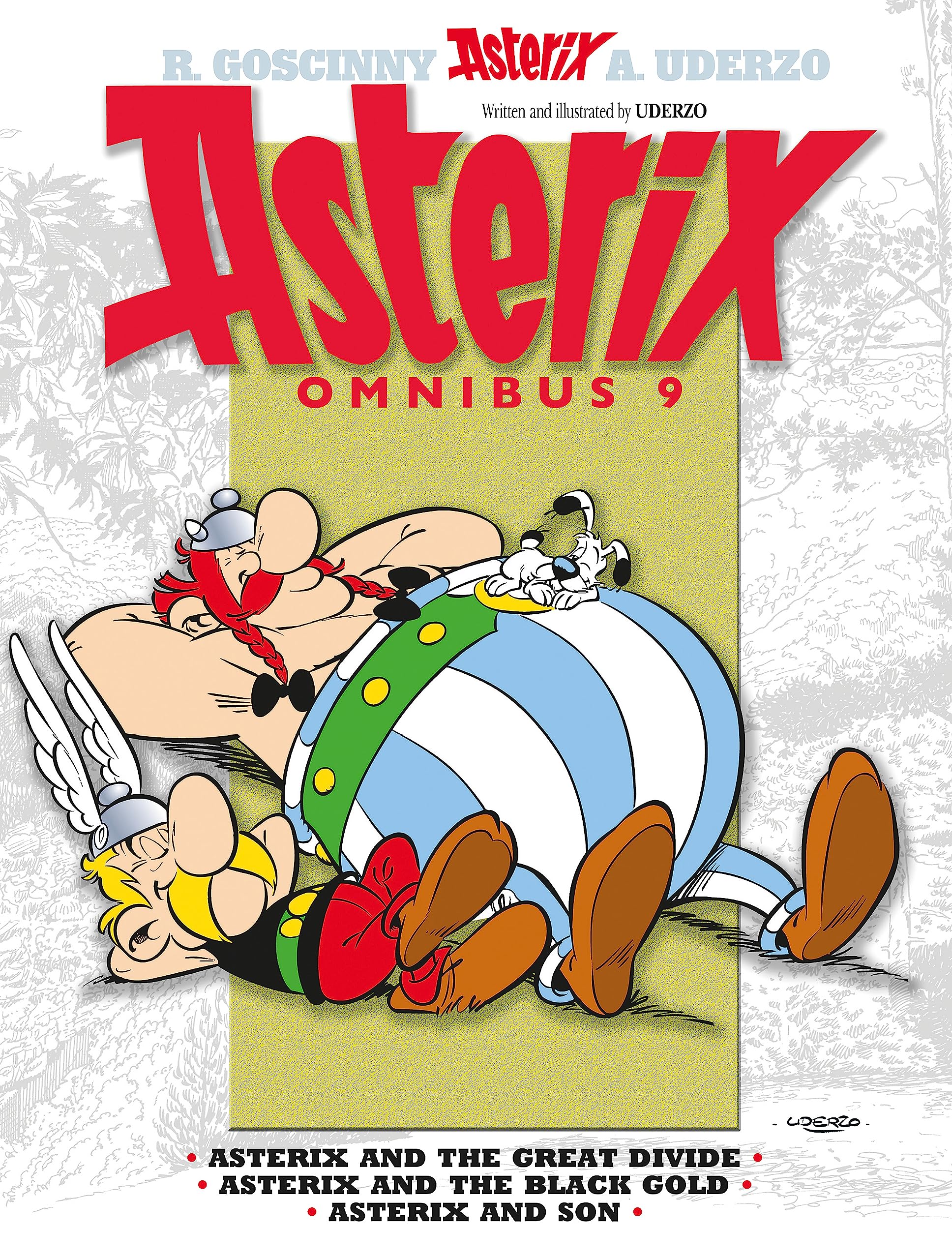 Asterix: Asterix Omnibus 9: Asterix and The Great Divide, Asterix and The Black Gold, Asterix and Son Manga