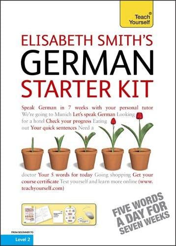 Teach Yourself Starter Kit German, Books and 2 Audio-CDs: Five Words a Day for Seven Weeks. From Beginner to Level 2 Foreign Languages ​​& Dictionaries