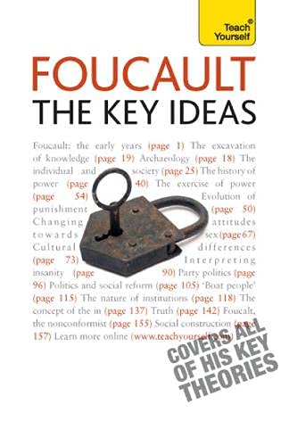 Product Image: Foucault - The Key Ideas: Teach Yourself