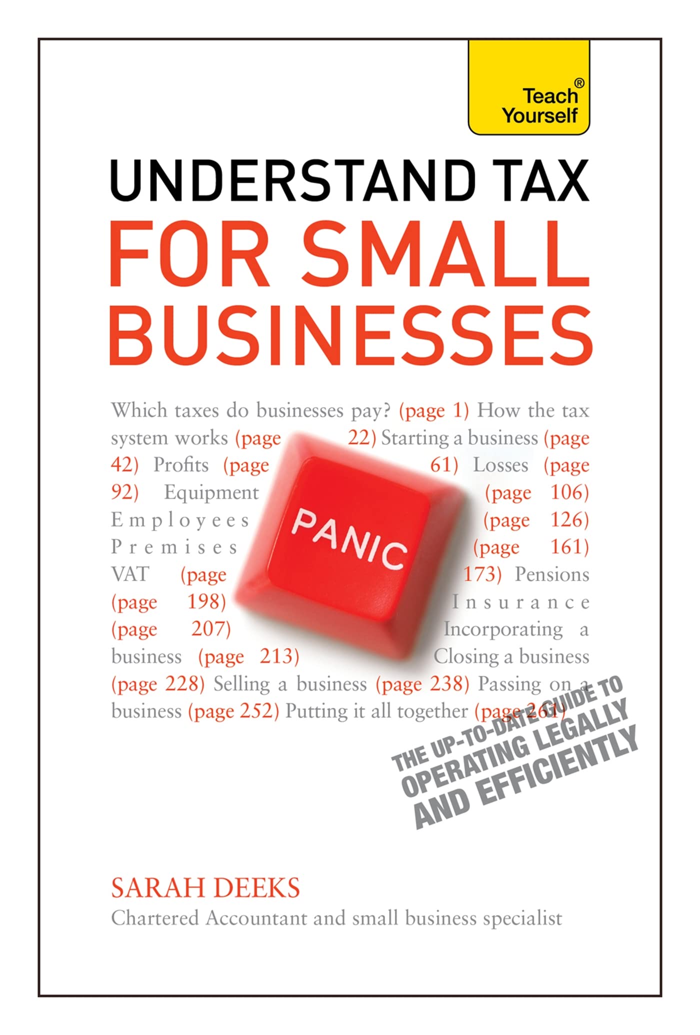 Understand Tax for Small Businesses: Teach Yourself Law