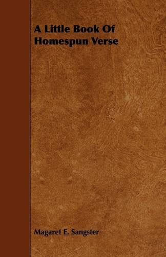 A Little Book of Homespun Verse Contemporary literature