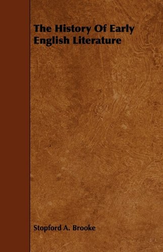 The History of Early English Literature Contemporary literature