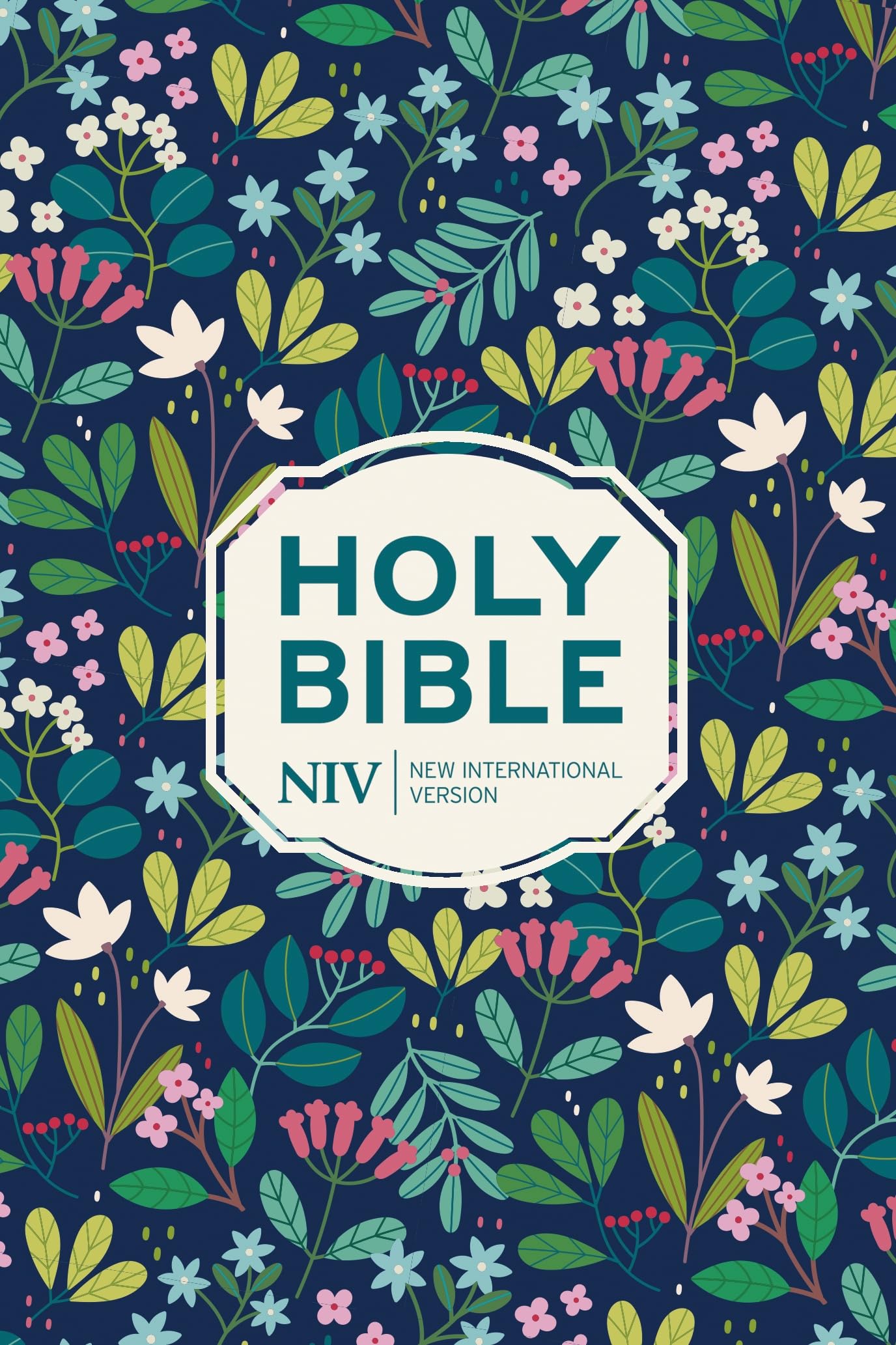 NIV Pocket Floral Hardback Bible Religion & Esotericism