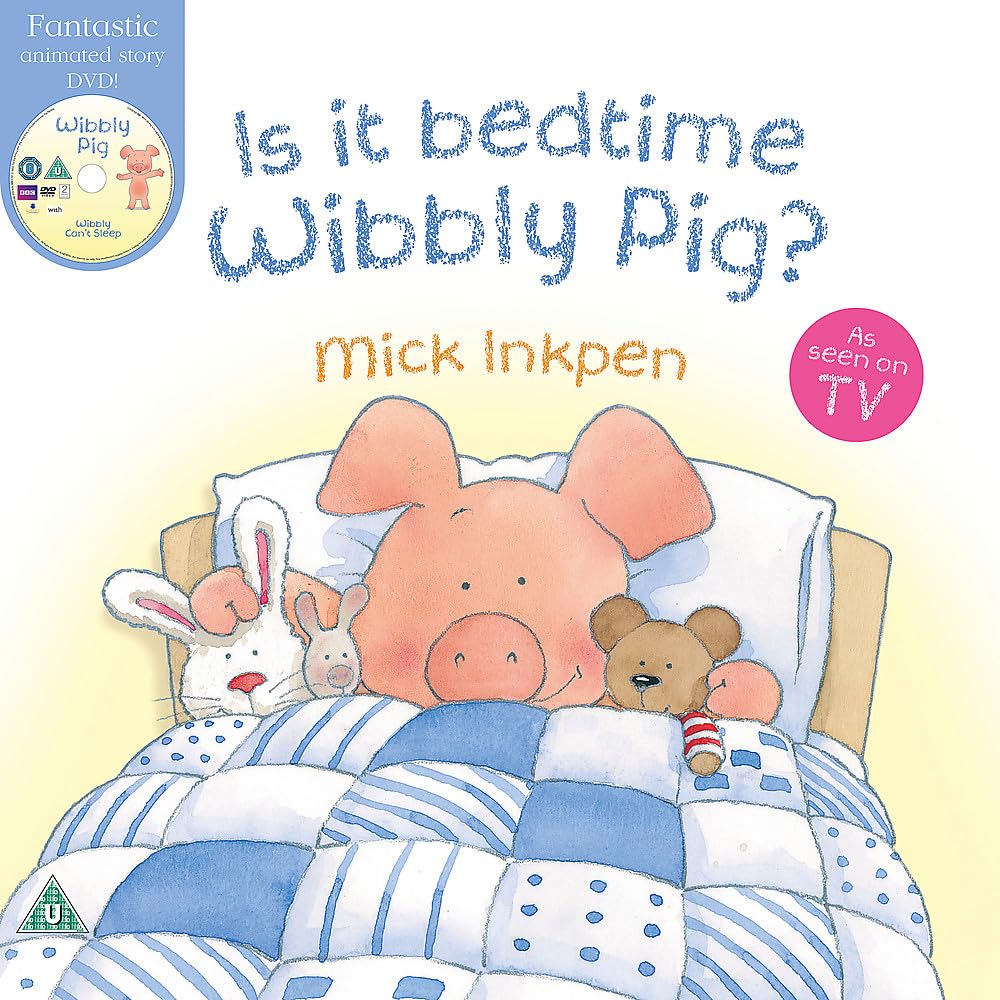 Wibbly Pig: Is It Bedtime Wibbly Pig? Book and DVD: Board Book Novels & Short Stories