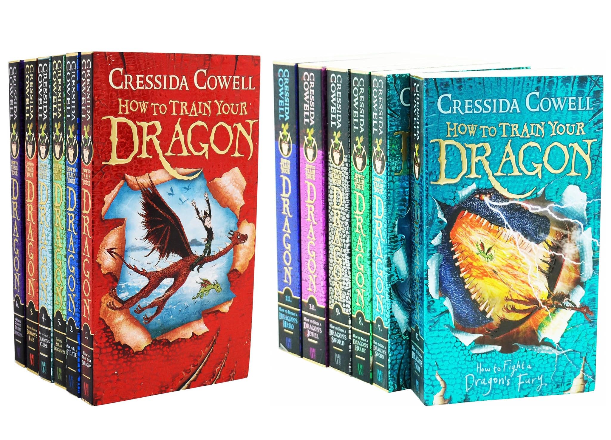 How to Train Your Dragon 12 Books Collection Set By Cressida Cowell Books