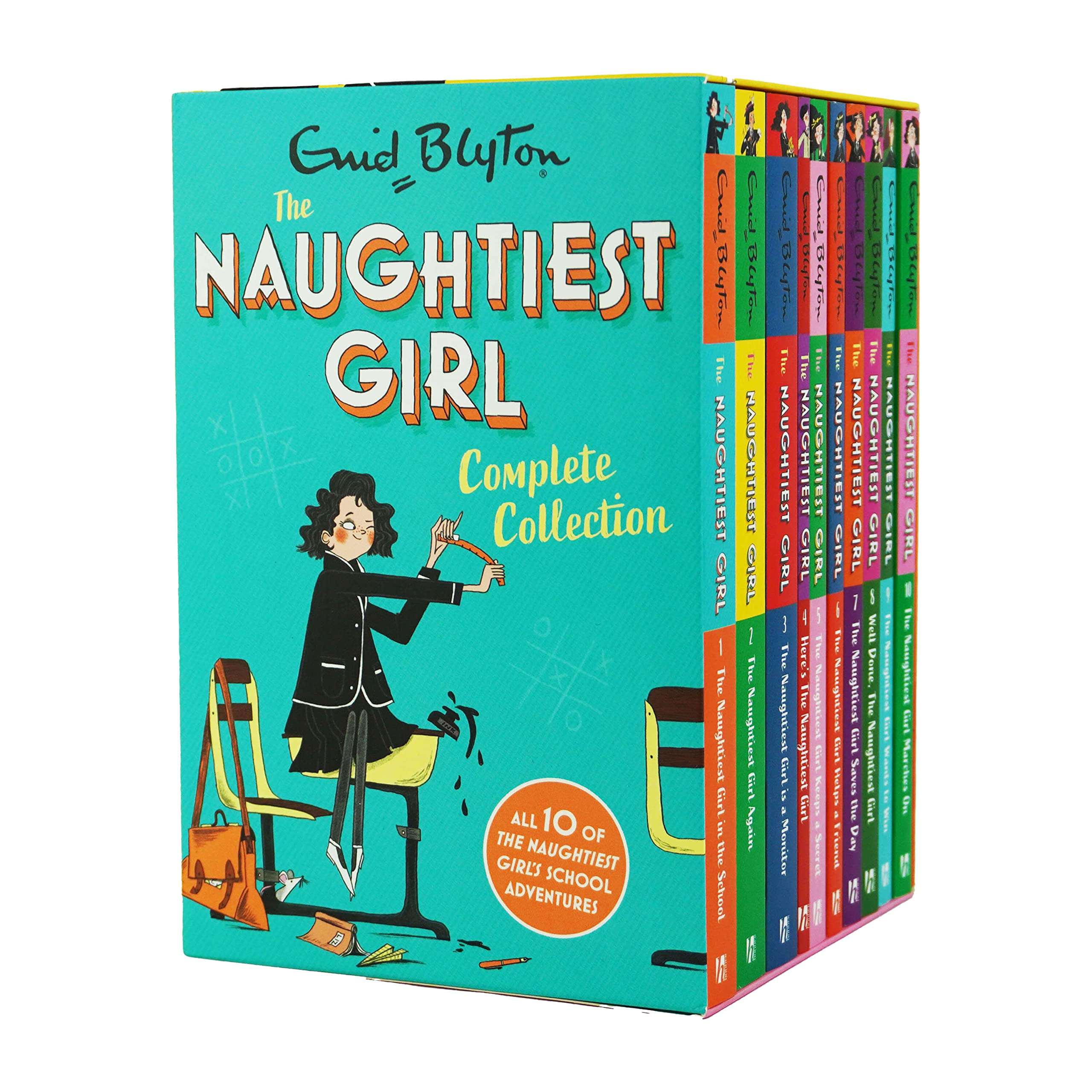 Enid Blyton Naughtiest Girl 10 Book Collection The Naughtiest Girl in the Schoo Books