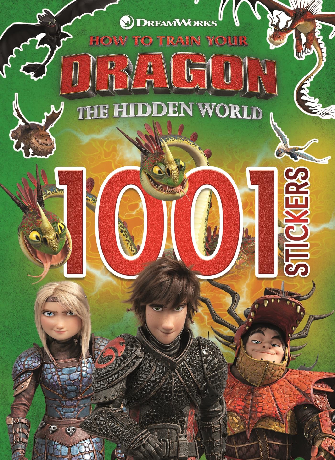 How to Train Your Dragon - The Hidden World, 1001 Stickers Novels & Short Stories