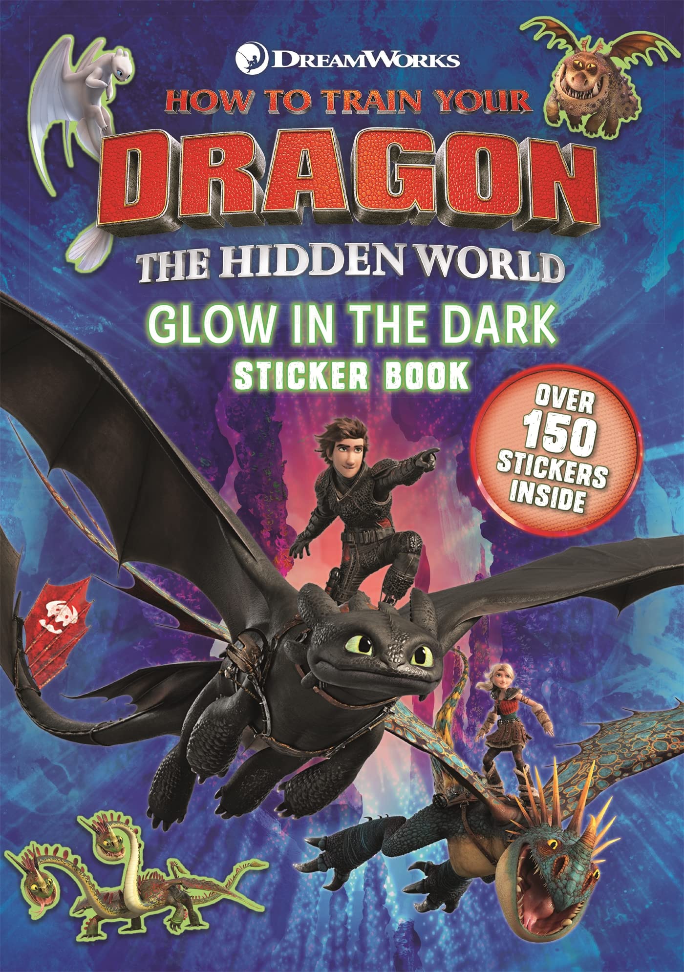 How to Train Your Dragon The Hidden World: Glow in the Dark Sticker Book book