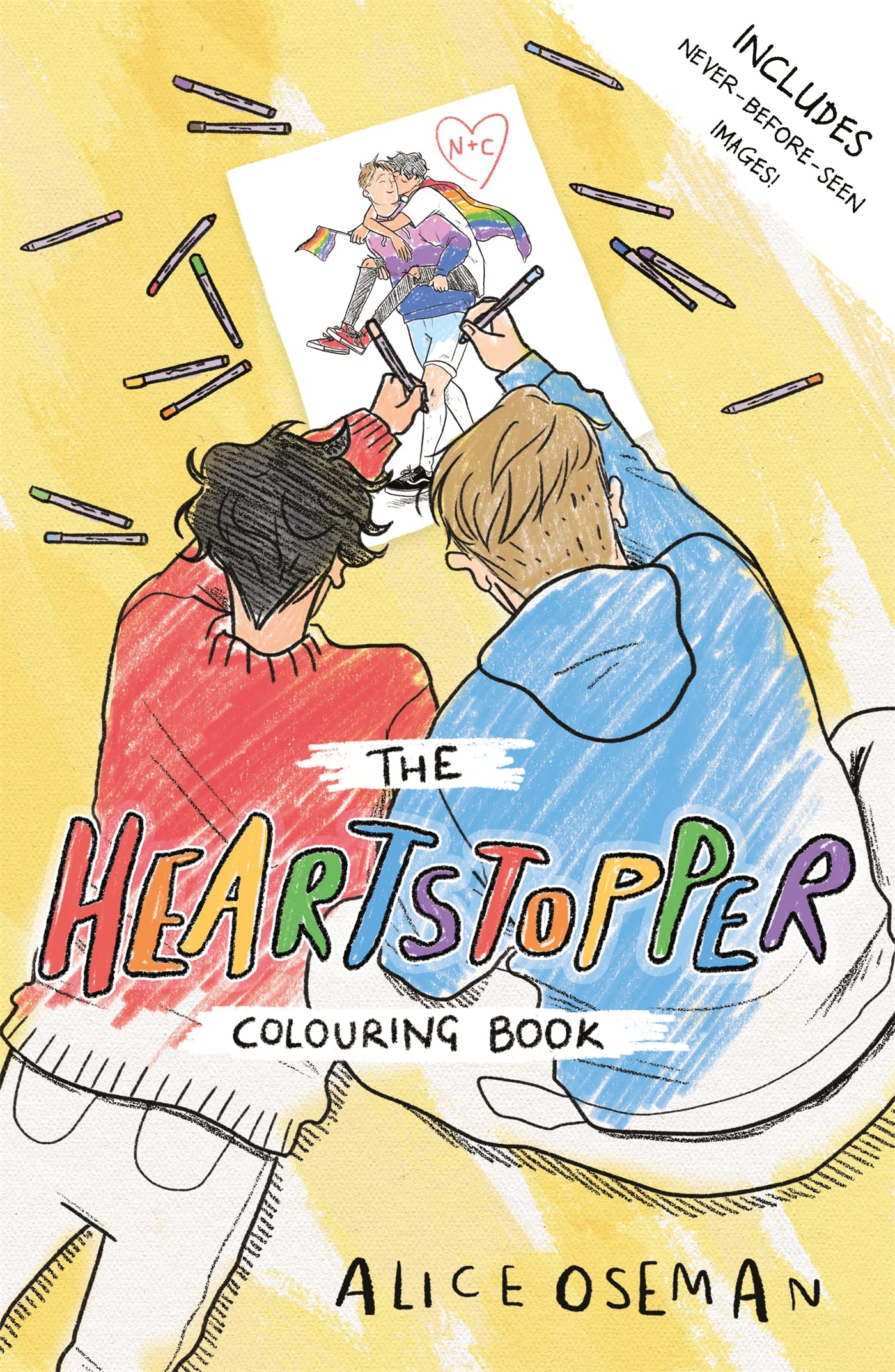The Official Heartstopper Colouring Book Manga