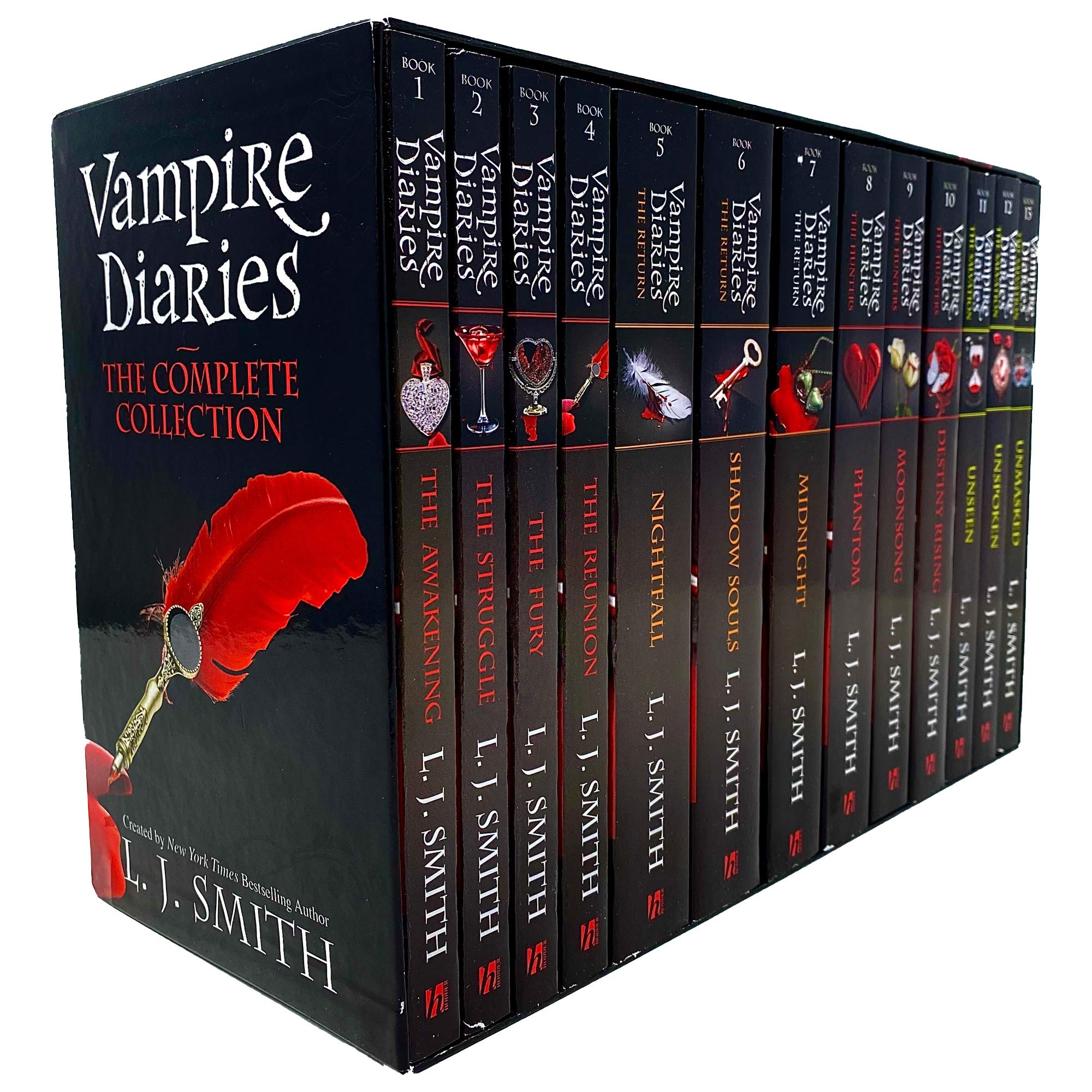 Vampire Diaries The Complete Collection Books 1 - 13 Box Set by L. J. Smith Books